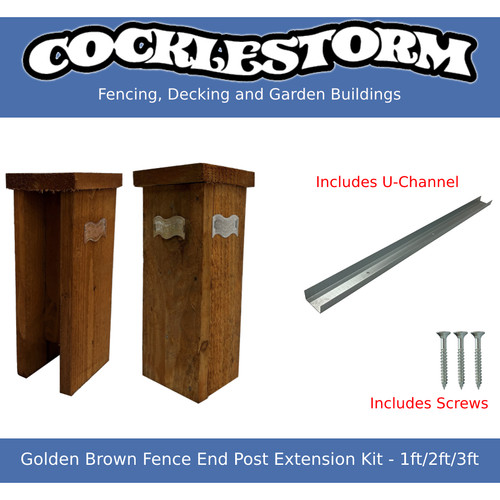 1ft 2ft 3ft golden brown - 1ft/2ft/3ft,