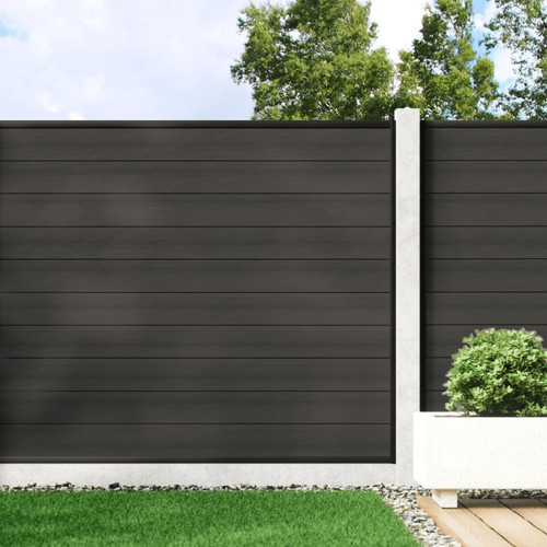 Charcoal composite fencing for - fencing,