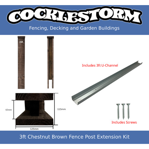 3ft chestnut brown - 3ft,