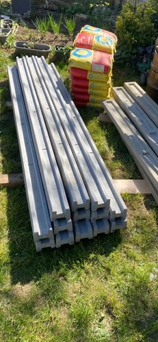 Concrete fence post - concrete, 80