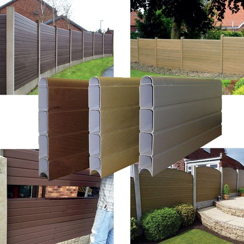 Composite plastic fence panels - plastic,