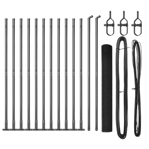 Welded wire fence with - wire,