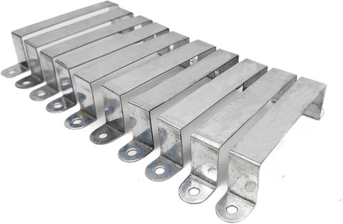 Galvanised steel fence - steel, panel