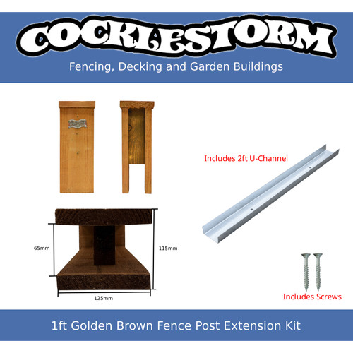 1ft golden brown - 1ft,