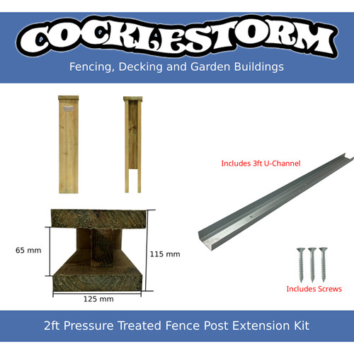2ft tanalised timber concrete - 2ft,
