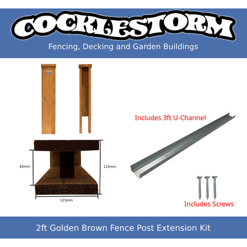 2ft golden brown - 2ft,